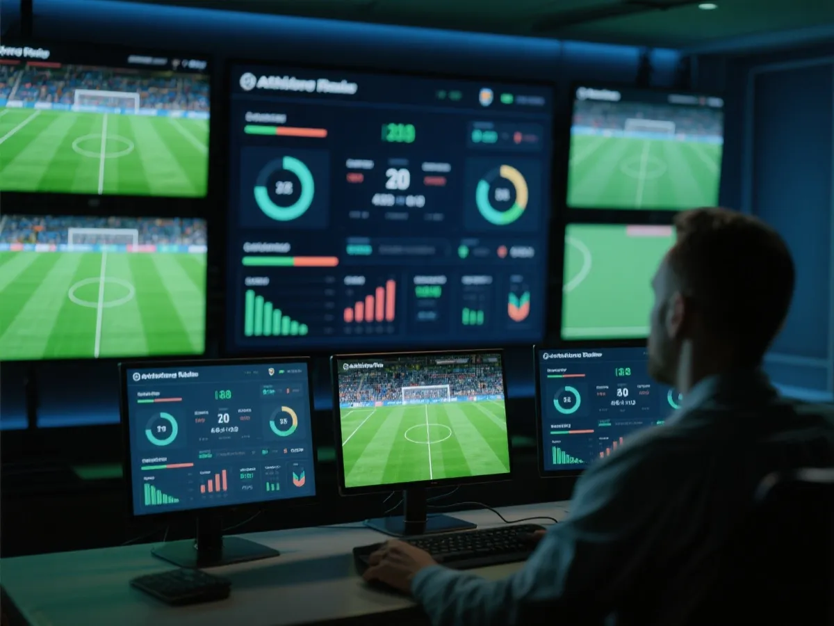 实时赛况数据分析示意图